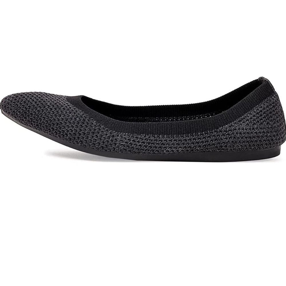⭐️FRANK Mully Pointed Toe Ballet Flat Slip On Flat Knit Shoes⭐️ - Picture 5 of 10